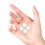 2000 Pcs Polystyrene Craft Balls for Wedding Party Christmas 4