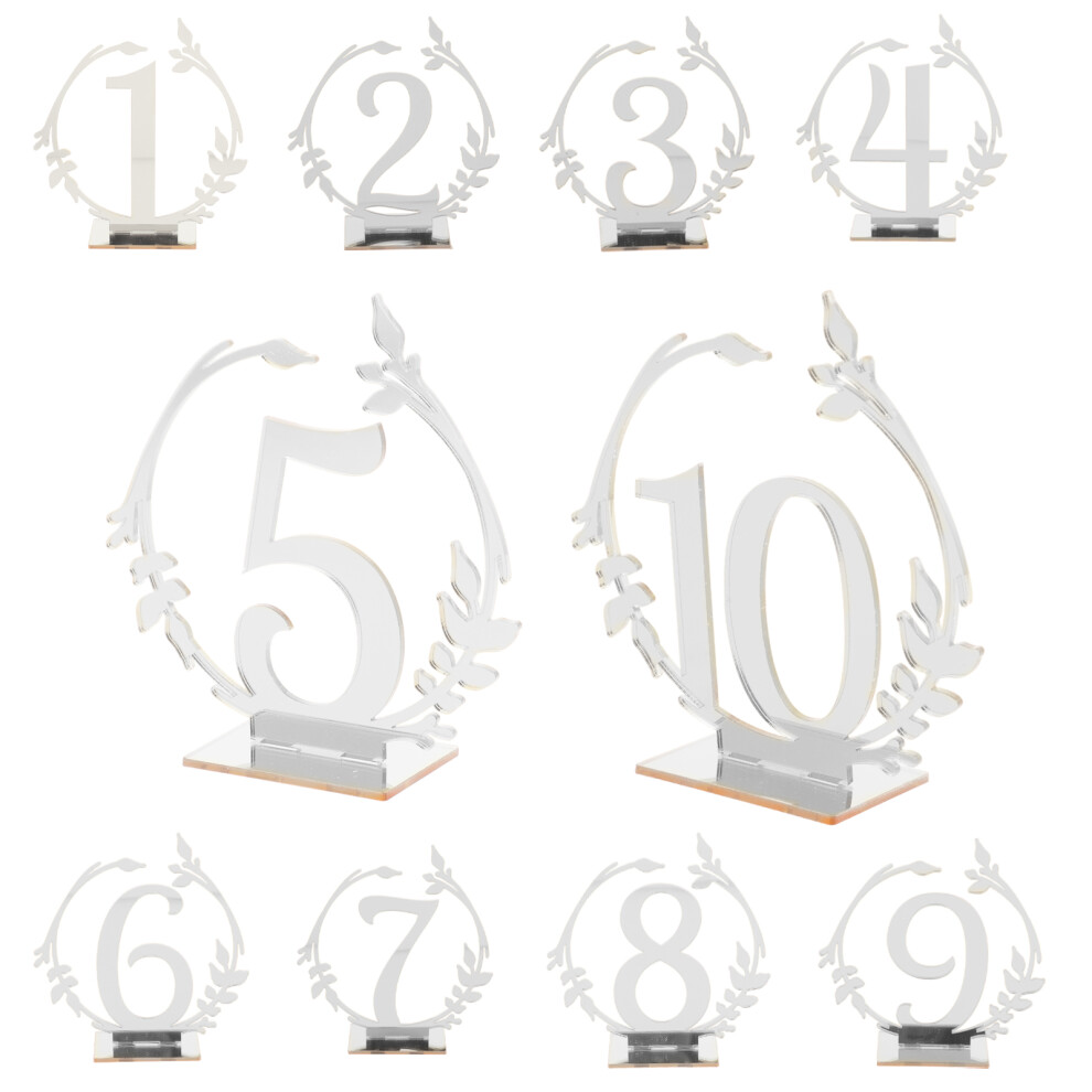 30 Pcs Reserved Sign Wedding Place Card Holder Table Number-image-OPC-PKCC85W-NEW