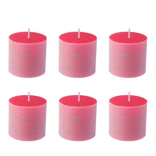 12 Pcs Smokeless Aromatherapy Candles Rose