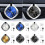 Luminous Quartz Car Clock Aromatherapy Diffuser for Fresh Fragrance and Stylish Driving Environment (B) 5