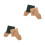 4 Pcs Cardboard Easel Backs Self-Adhesive for Frames 10