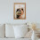 Large Wooden A3 Frame for Wall Mounting Rustic Brown 3