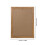 Large Wooden A3 Frame for Wall Mounting Rustic Brown 2