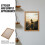Large Wooden A3 Frame for Wall Mounting Rustic Brown 6