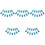 5 Sets Photo String Picture Frame Garland 3