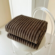 (Coffee Brown, 180*200cm) Solid Color Multifunctional Blanket, 1 Count Soft Comfortable Warm Throw, Skin-friendly Blanket for Bed Sofa Home Decor
