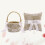 2 Sets Linen Wedding Ring Pillow Lace Bowknot Cushion 10