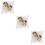 3 Pcs Flower Design Ring Pillow Wedding Ring Holder 9