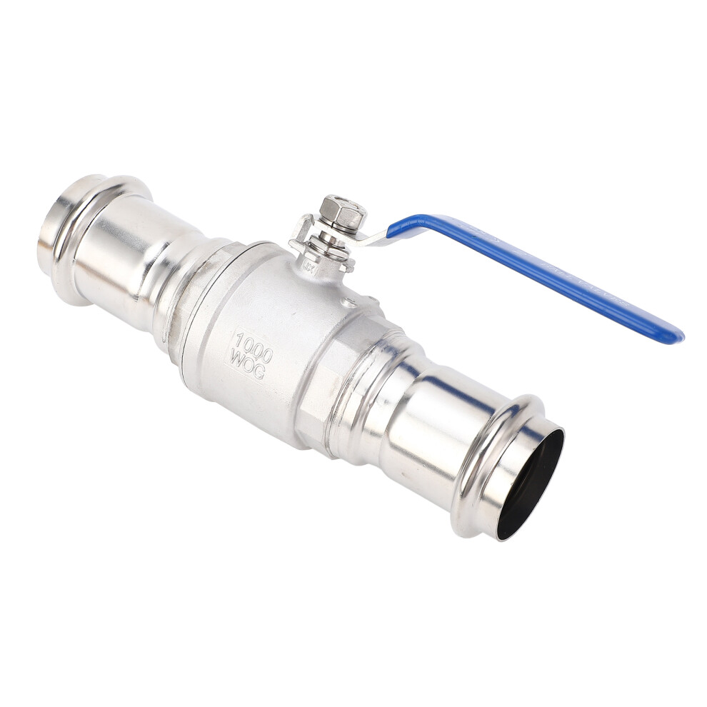 2 Inch Dn50 Stainless Steel Press Ball Valve 1000Psi For Water Oil Steam 7901346763396