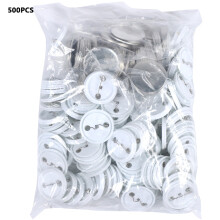 500 Pcs 44mm/1.75in DIY Button Badge Parts