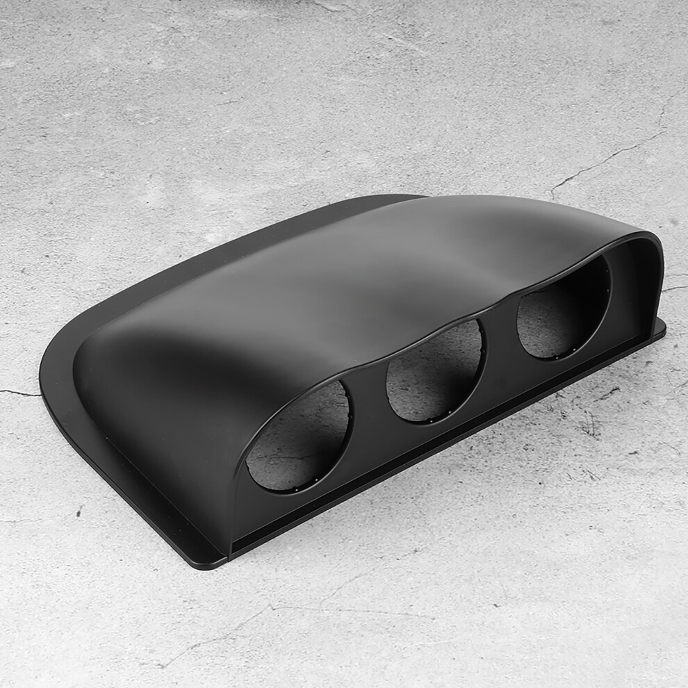Universal Auto Dashboard Gauge Mount 2In Triple 3 Hole Pod Colour Black 6951346765211