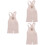 3pcs Newborn Suspender Pants 0-3 Months 6