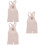 3pcs Newborn Suspender Pants 0-3 Months 7