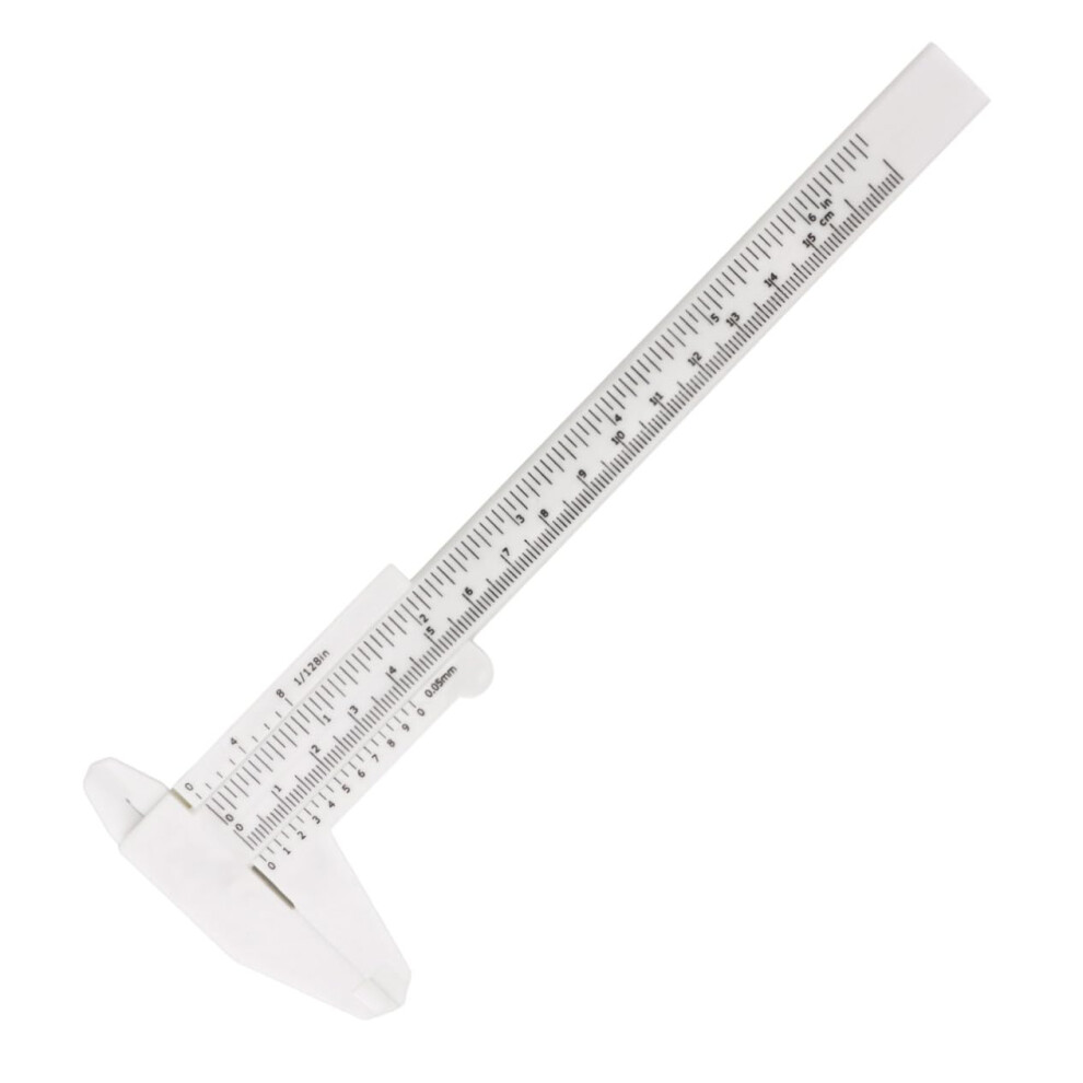 Plastic Caliper Sliding Pocket Gauge Lightweight Measuring Tool For Internal And External Measurements With Metric Scale 9016109682390