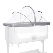 Universal Mosquito Net for Baby Cot 96 x 55 cm, Durable Fly Screen with Zip for Travel Cot, White Insect Protection