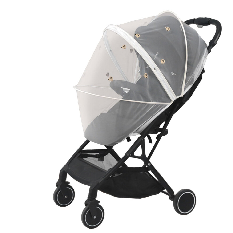 Baby Stroller Covering Net Portable Mesh Cover for Prams, Infant Protection, Child Cart Sleeve, Universal Fit