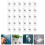 90 Pcs Self-Adhesive Wall Hangers Hanging Nails Hooks 10