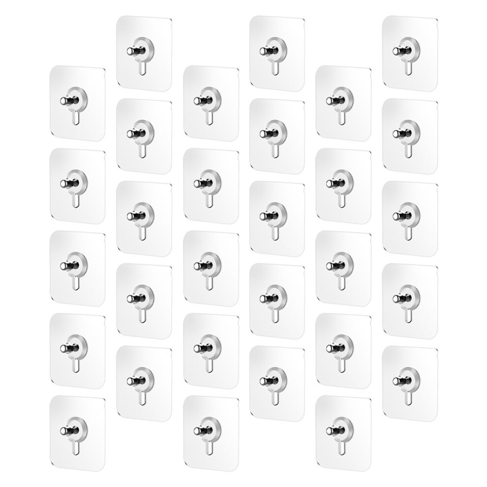90 Pcs Self-Adhesive Wall Hangers Hanging Nails Hooks 3182940252682