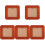 5pcs Square Photo Frame Display Home Decoration No Paperboard 4