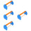 4pcs Bird Perch Parrot Training Stand Cage Grinding Perch 9