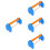 4pcs Bird Perch Parrot Training Stand Cage Grinding Perch 8