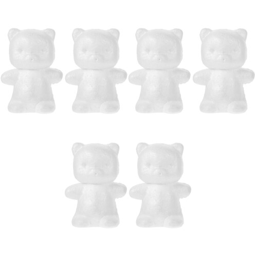 6 Pcs DIY Bear Modeling Mould Wedding Decor 2