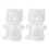 6 Pcs DIY Bear Modeling Mould Wedding Decor 11