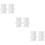 6 Pcs DIY Bear Modeling Mould Wedding Decor 9
