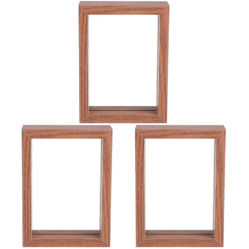3 Pcs Double Sided Glass Picture Frame Specimen Clip 1