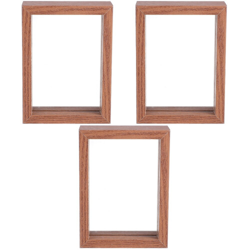 3 Pcs Double Sided Glass Picture Frame Specimen Clip 2