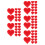 2500 Pcs Heart Shape Sponge Confetti for Wedding Party Decor 4