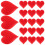 2500 Pcs Heart Shape Sponge Confetti for Wedding Party Decor 2