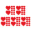 2500 Pcs Heart Shape Sponge Confetti for Wedding Party Decor 8