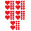 2500 Pcs Heart Shape Sponge Confetti for Wedding Party Decor 10
