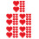 2500 Pcs Heart Shape Sponge Confetti for Wedding Party Decor 7
