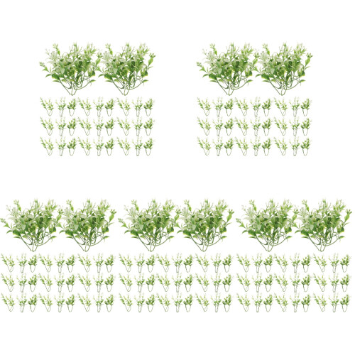150 Pcs Aquarium Artificial Plants Fish Tank Decor 1