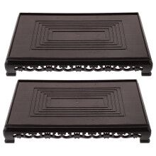 6 Pcs Plastic Plant Stand Riser Display Shelf for Crafts Vases