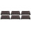 6 Pcs Plastic Plant Stand Riser Display Shelf for Crafts Vases 6