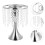 2 Pcs Wedding Candlestick Crystal Candleholder Flower Rack 8