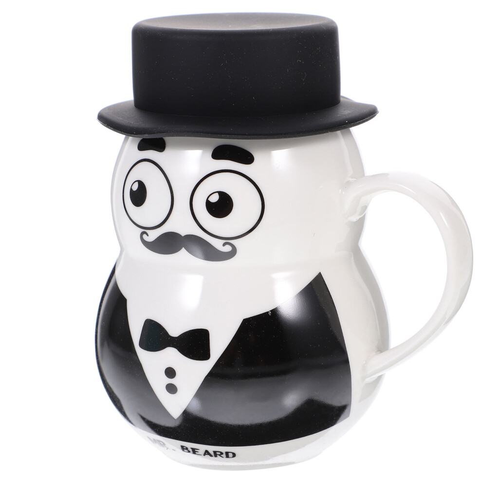 3pcs Christmas Snowman Coffee Mug with Lid-image-OPC-PKCCXSQ-NEW