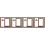 4pcs Double Sided Rotating Wood Picture Frame with Lamp 6