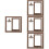 4pcs Double Sided Rotating Wood Picture Frame with Lamp 8