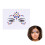 2pcs Pentagram Crystal Face Sticker Acrylic Rhinestone Forehead Decor 9