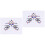2pcs Pentagram Crystal Face Sticker Acrylic Rhinestone Forehead Decor 4