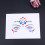 2pcs Pentagram Crystal Face Sticker Acrylic Rhinestone Forehead Decor 10