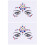 2pcs Pentagram Crystal Face Sticker Acrylic Rhinestone Forehead Decor 5