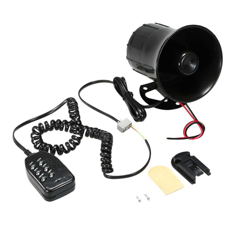 Car Motorcycle Megaphone 6 Tone Loud Speaker 8320539923086