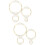 6 Sets Dream Catcher Materials Iron Rings DIY Crafts 7