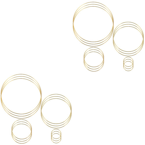 6 Sets Dream Catcher Materials Iron Rings DIY Crafts 2