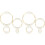 6 Sets Dream Catcher Materials Iron Rings DIY Crafts 2